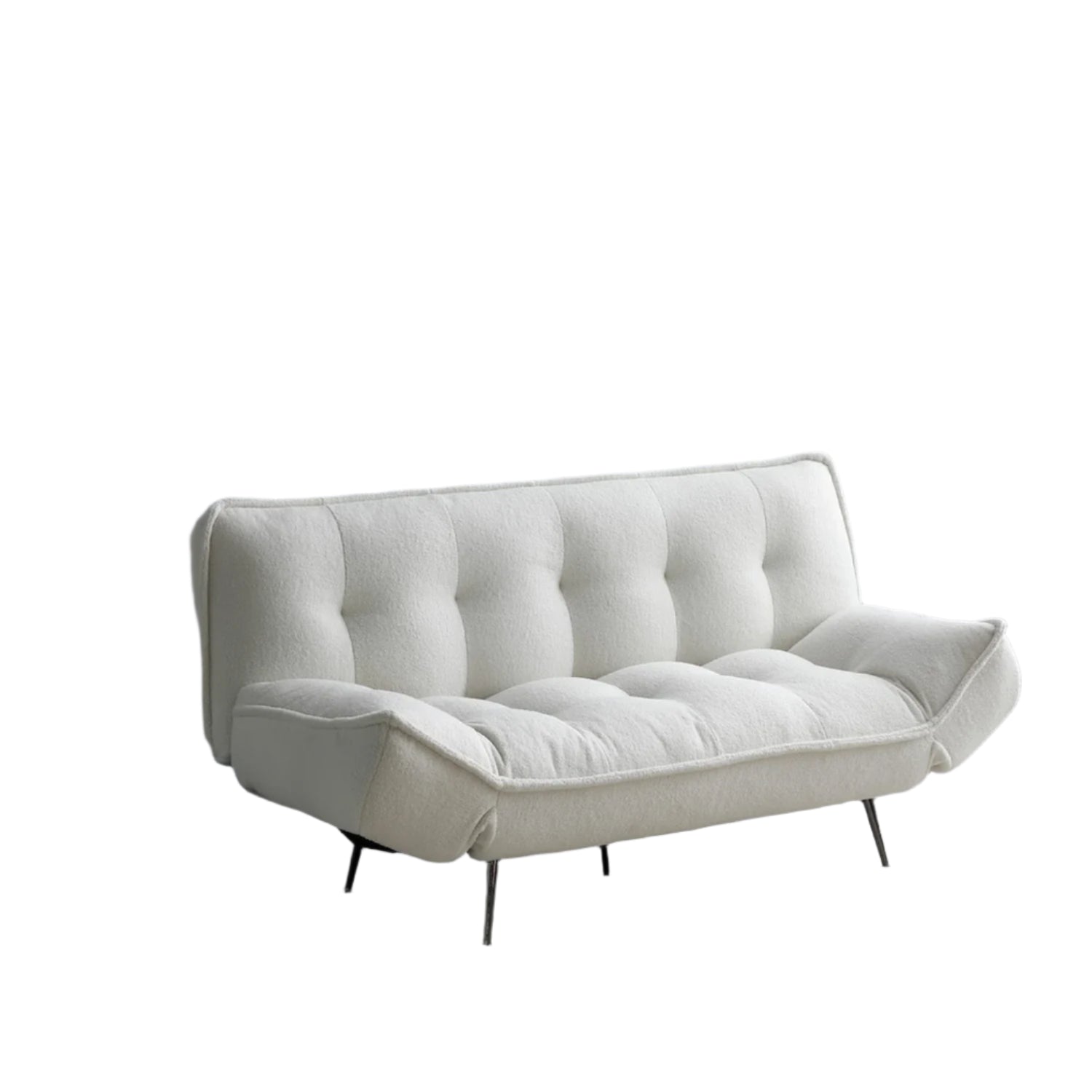 Sofia Cream Fabric 3 Seater Sofa Bed