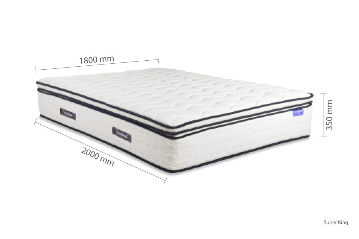 Super King 3ft 2000 pocket springs Vacuum sealed packaging of SleepSoul Space Mattress – Fresh and convenient delivery.