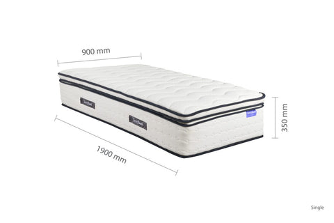 Single 3ft 2000 pocket springs Vacuum sealed packaging of SleepSoul Space Mattress – Fresh and convenient delivery.