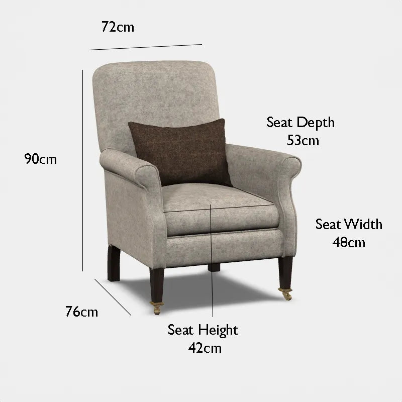 Tetrad Harris Tweed Bowmore Armchair