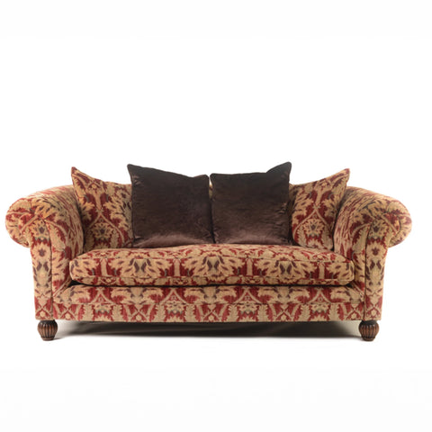 Elgar Midi Tetrad Sofa in Enigma Claret Fabric, also available in Grand, Snuggler, Highback Chair and Footstool - Main Image  