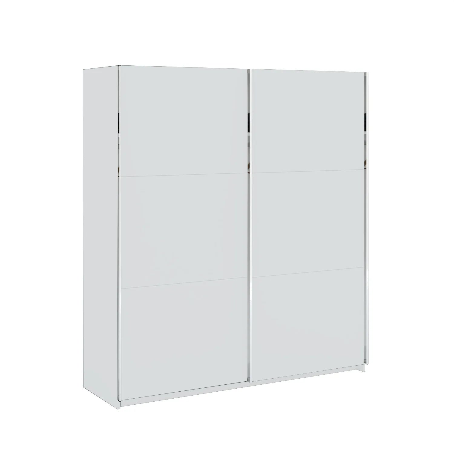 Thorvik White Decor Sliding Door Wardrobe