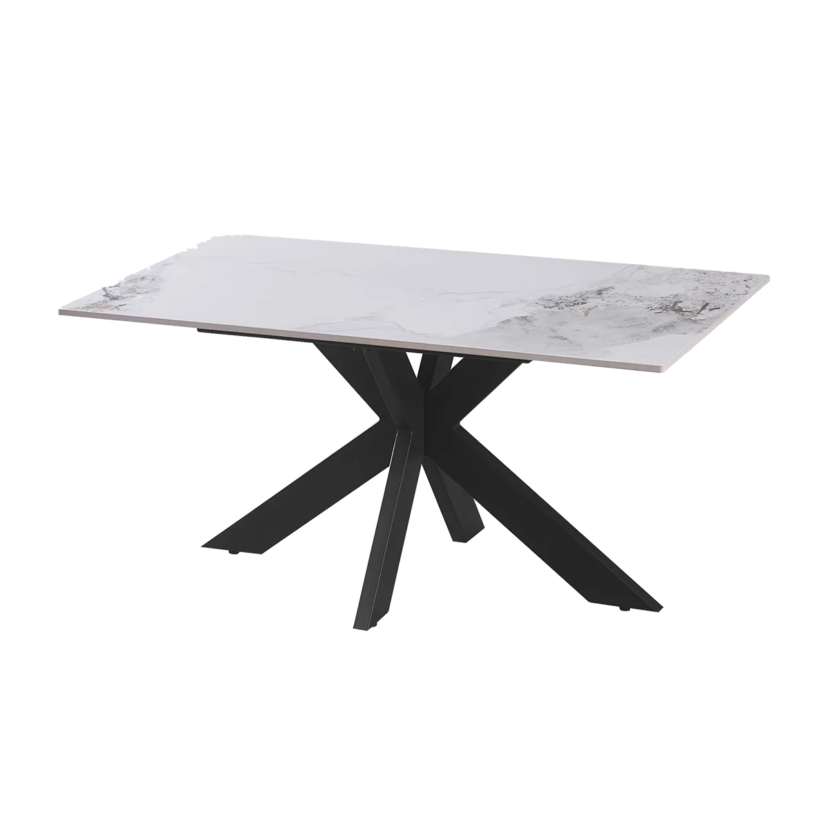 Oslo 1.6M White Ceramic Top Dining Table