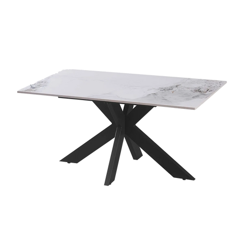 Oslo 1.8M White Ceramic Top Dining Table