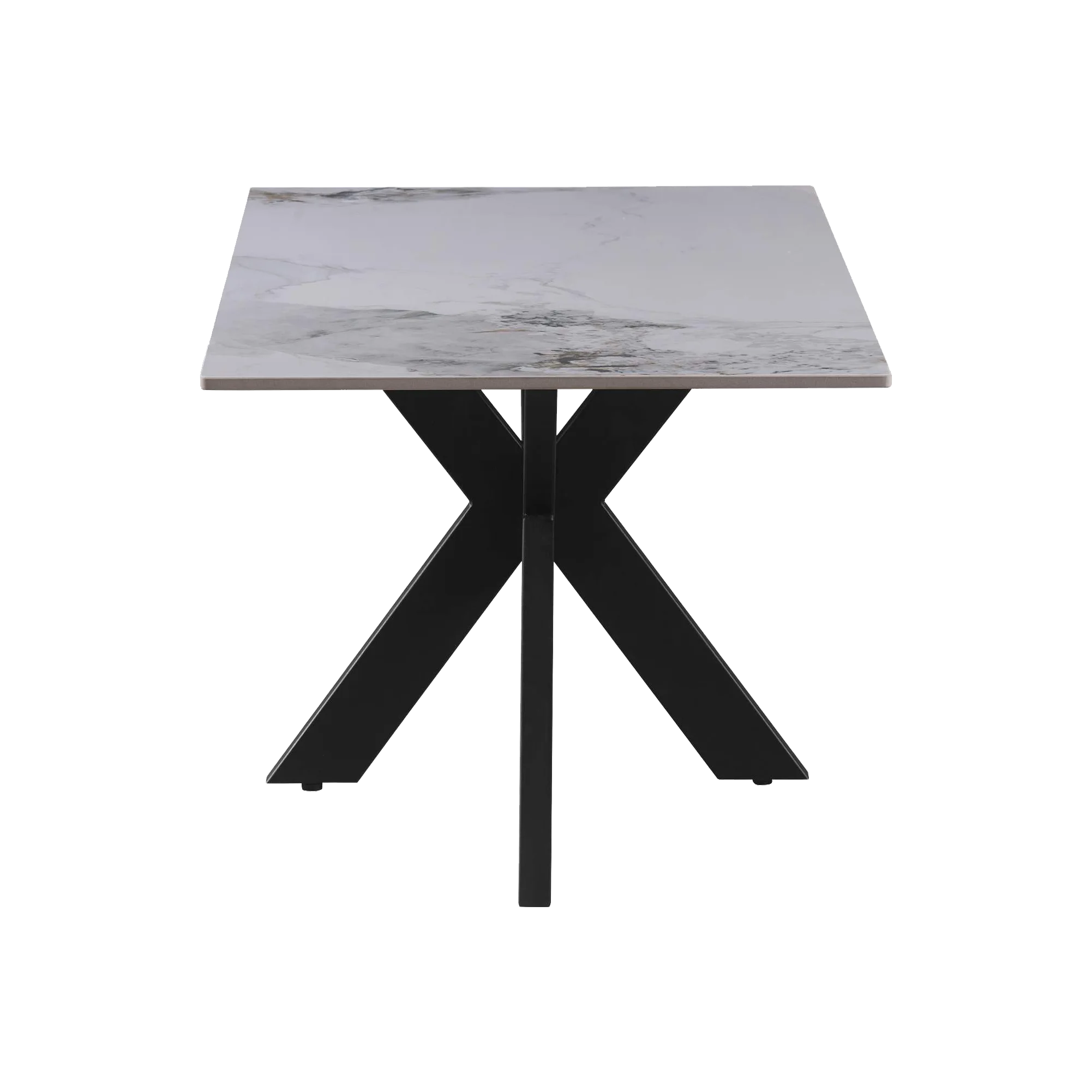 Oslo 1.6M White Ceramic Top Dining Table