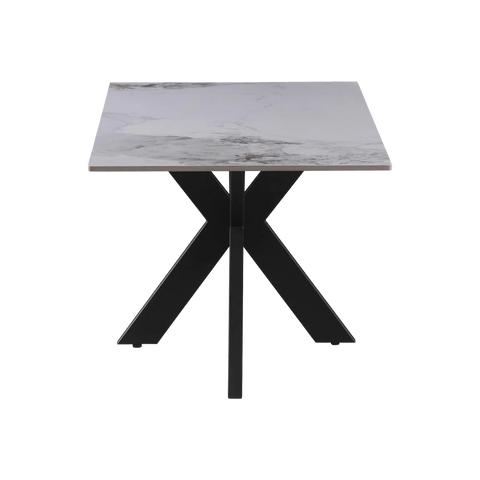 Oslo 1.8M White Ceramic Top Dining Table