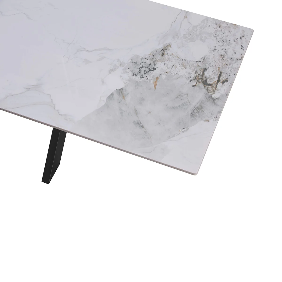 Oslo 1.6M White Ceramic Top Dining Table