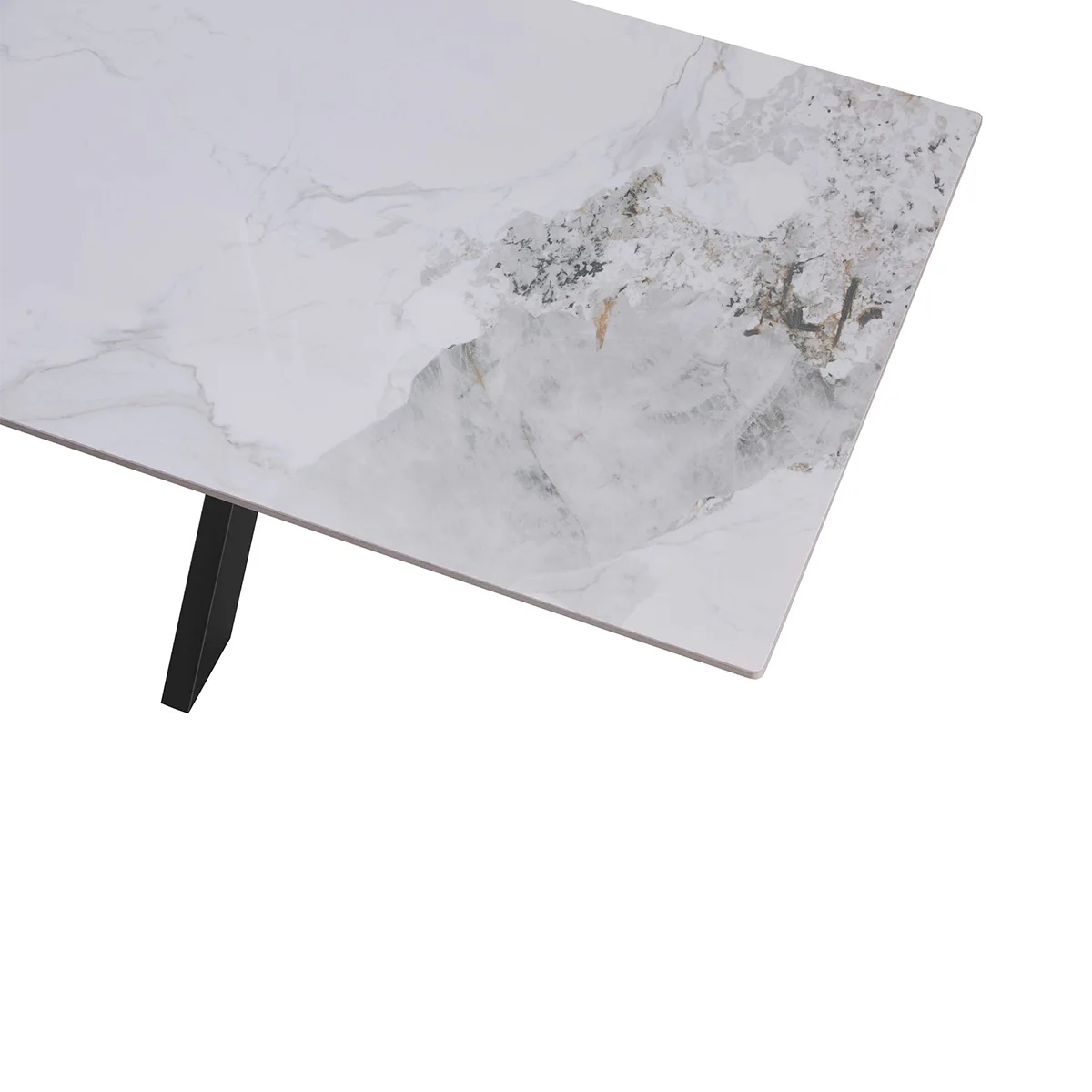 Oslo 1.8M White Ceramic Top Dining Table