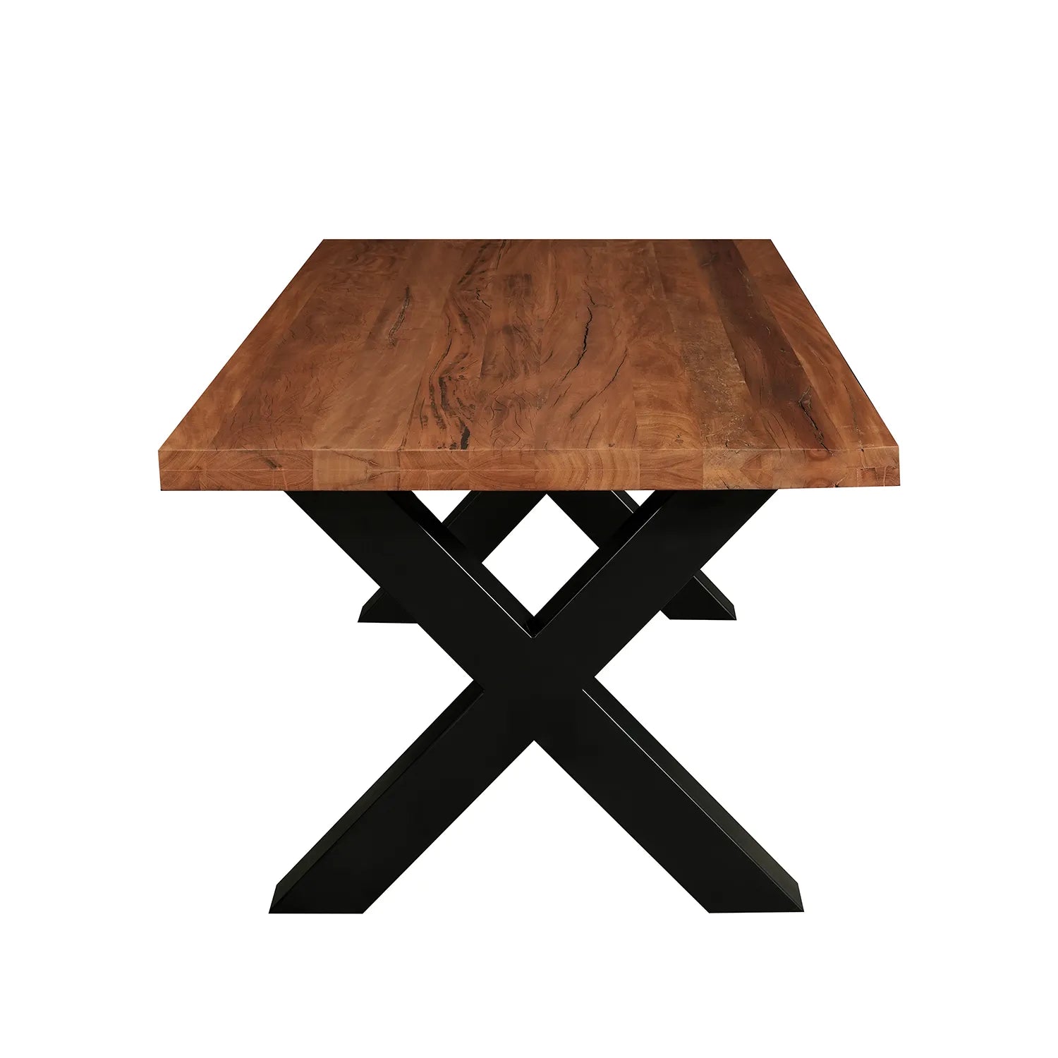 Toronto 1.8M Industrial Style Reclaimed Wood Dining Table