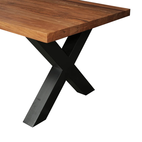 Lex 1.8M Reclaimed Wood Industrial Style Dining Table