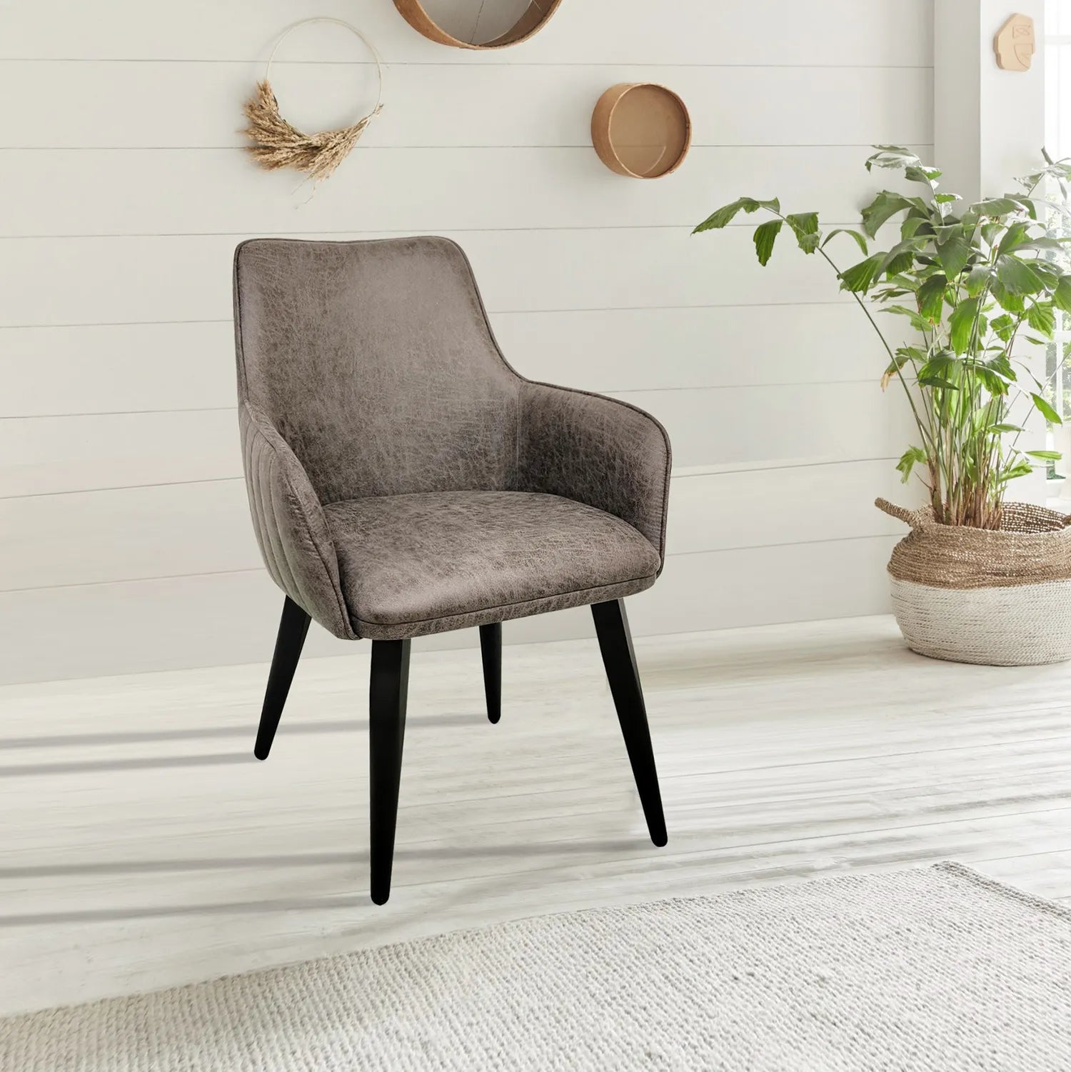 Grey vintage chair sale