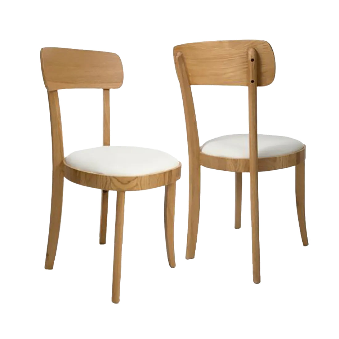 Vernon Natural Oak Set of 4 Dining Chairs