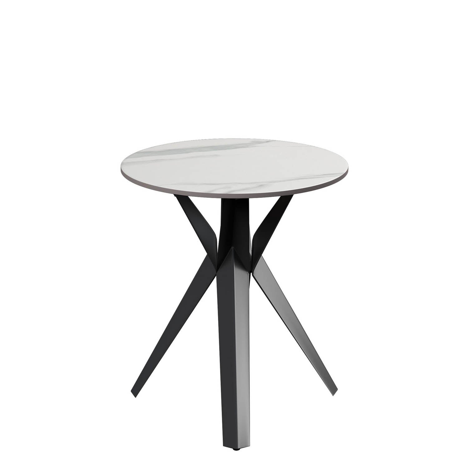 Lina White Gloss Ceramic Side Table