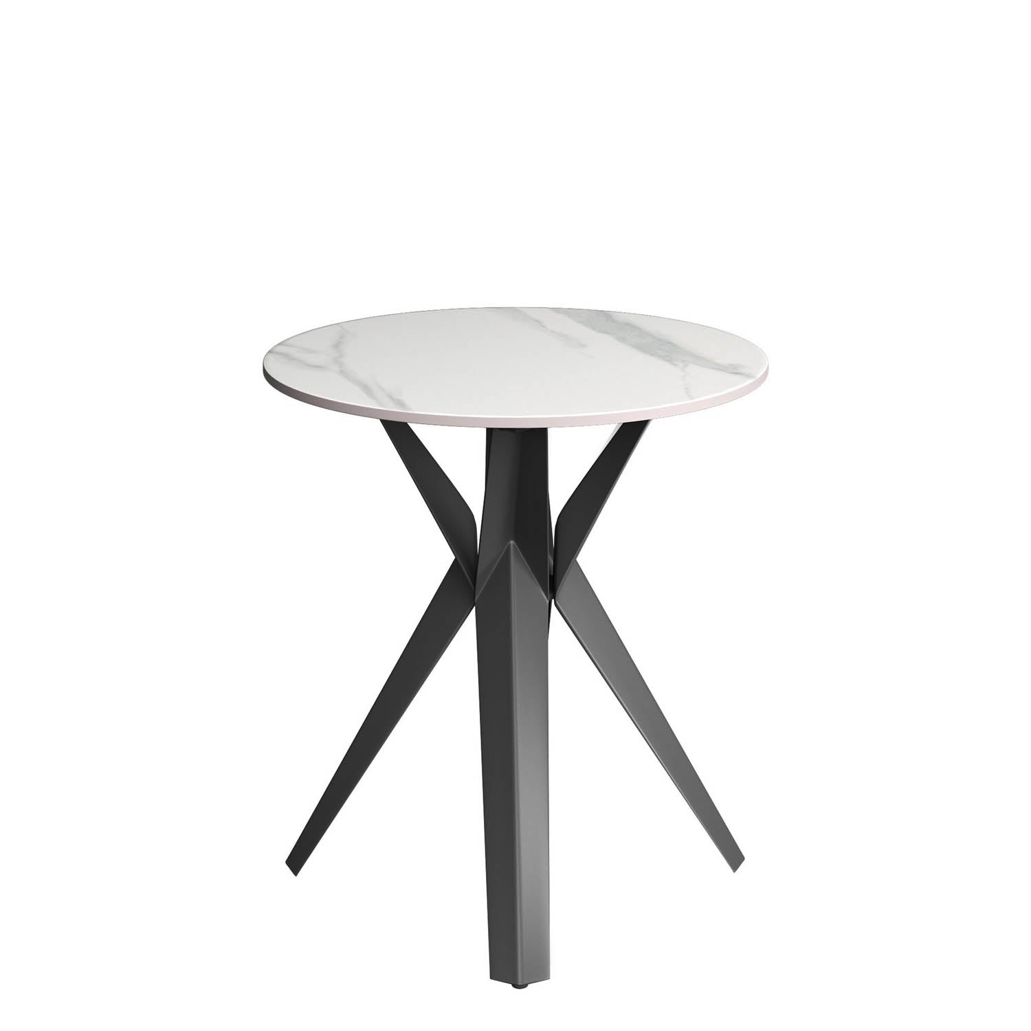 Lina White Gloss Ceramic Side Table