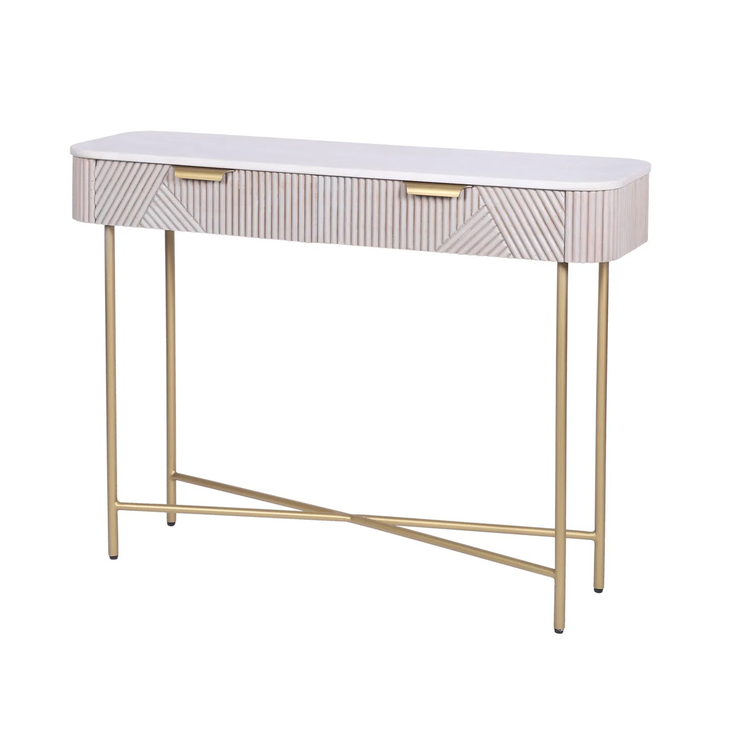 Valencia Marble Mango Wood Console Table