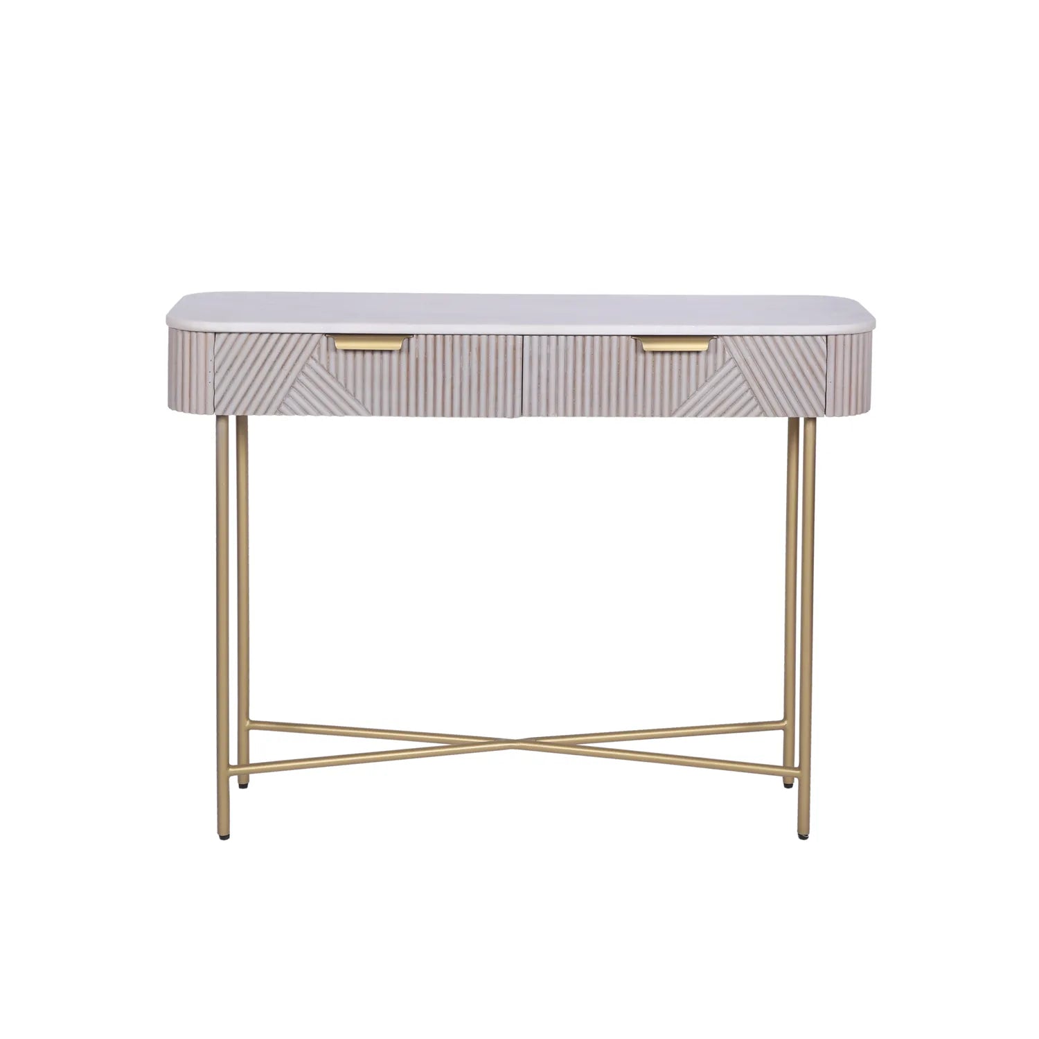 Valencia Marble Mango Wood Console Table