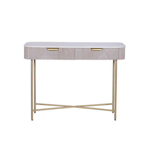 Valencia Marble Mango Wood Console Table, matching furniture available 