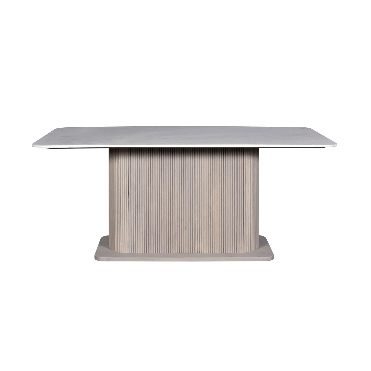 Valencia Marble Mango Wood Dining Table Set