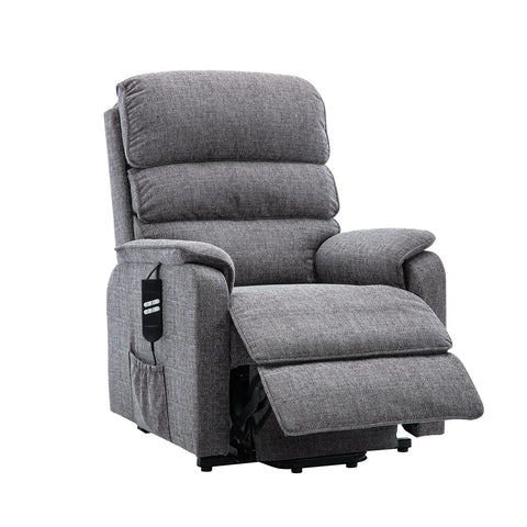 Valentino Lisbon Grey Rise and Recline Chair