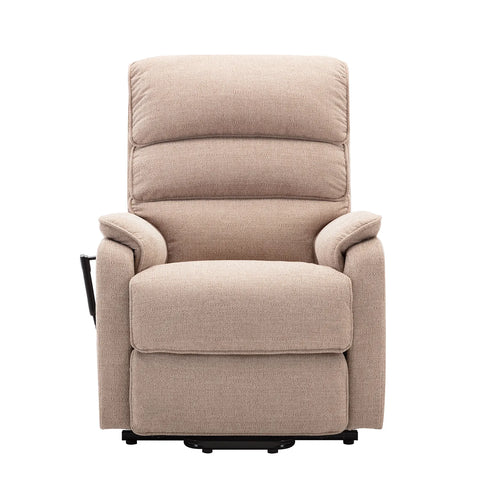 Valentino Lisbon Mink Fabric Double Motor Rise and Recline Chair