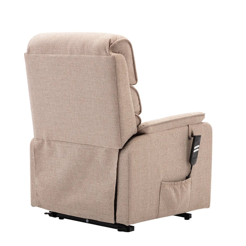 Valentino Lisbon cream Double Motor Rise and Recline Chair