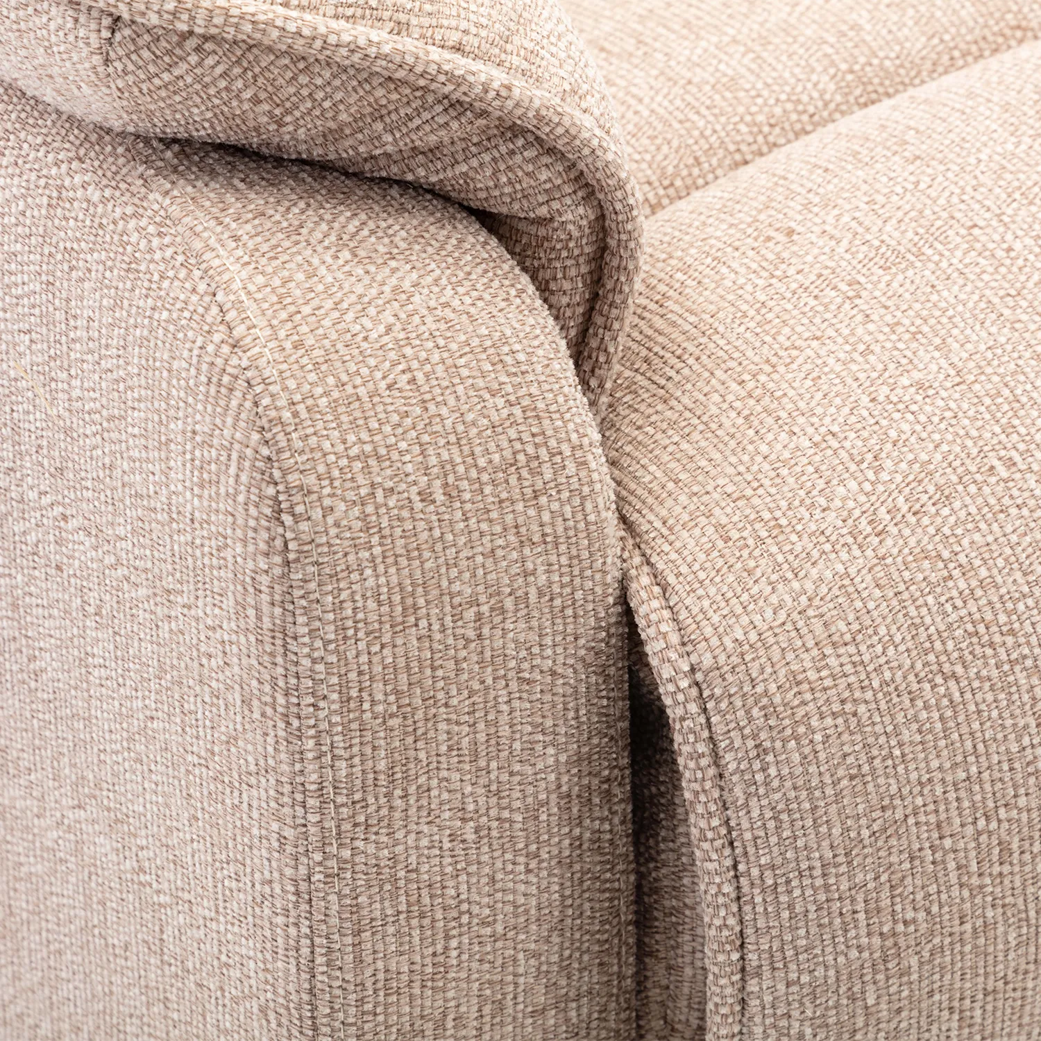 Valentino Lisbon Wheat Fabric Double Motor Rise and Recline Chair - Detail