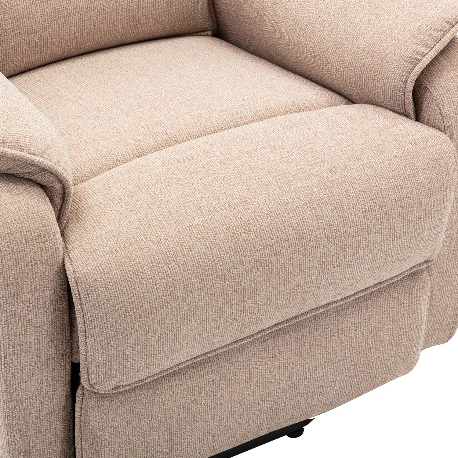 Valencia Lisbon Wheat Fabric Double Motor Rise and Recline Chair