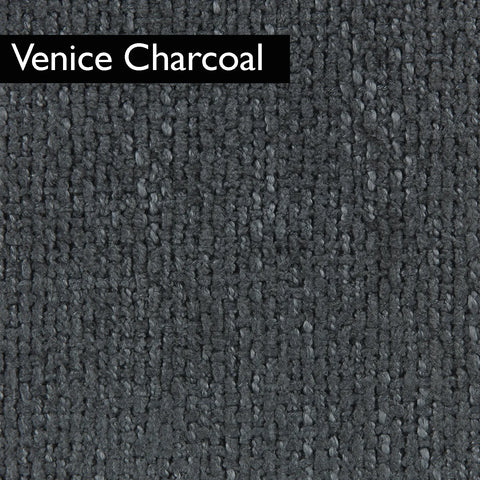 Wellington Fabric Upholstered Sofa in Venice Barley Fabric - Venice Charcoal Fabric