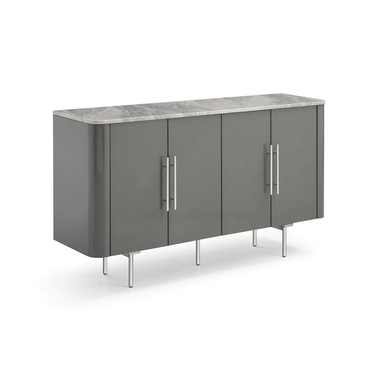 Luann Marble Top Grey Large Sideboard