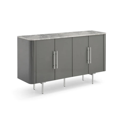 Luann Marble Top Grey Large Sideboard