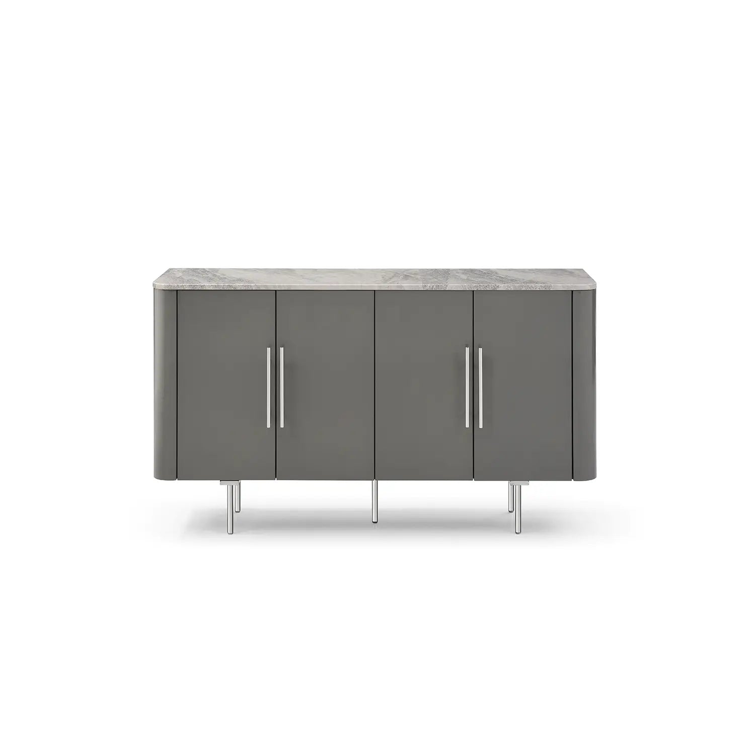 Venice Light Grey Marble Top Large Sideboard