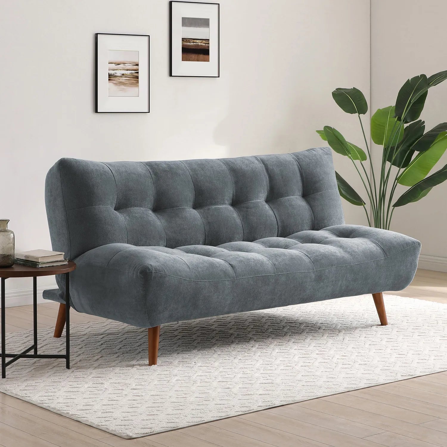 Venus Denim Olive Fabric Sofa Bed