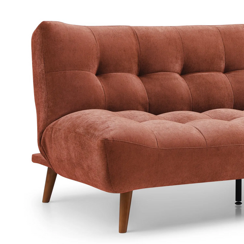 Venus Terracotta Chenille Sofa Bed