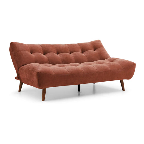 Venus Terracotta Chenille Sofa Bed