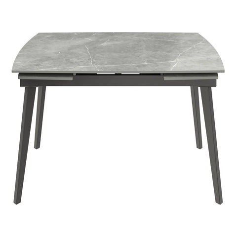 Vera 120-180cm Matte Grey Ceramic Pull-out Extending Dining Table