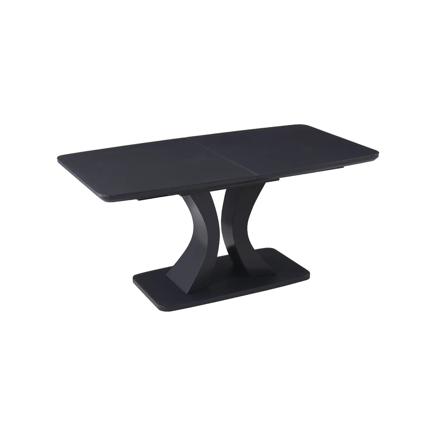 Delta 160-200cm Extendable Charcoal Dining Table