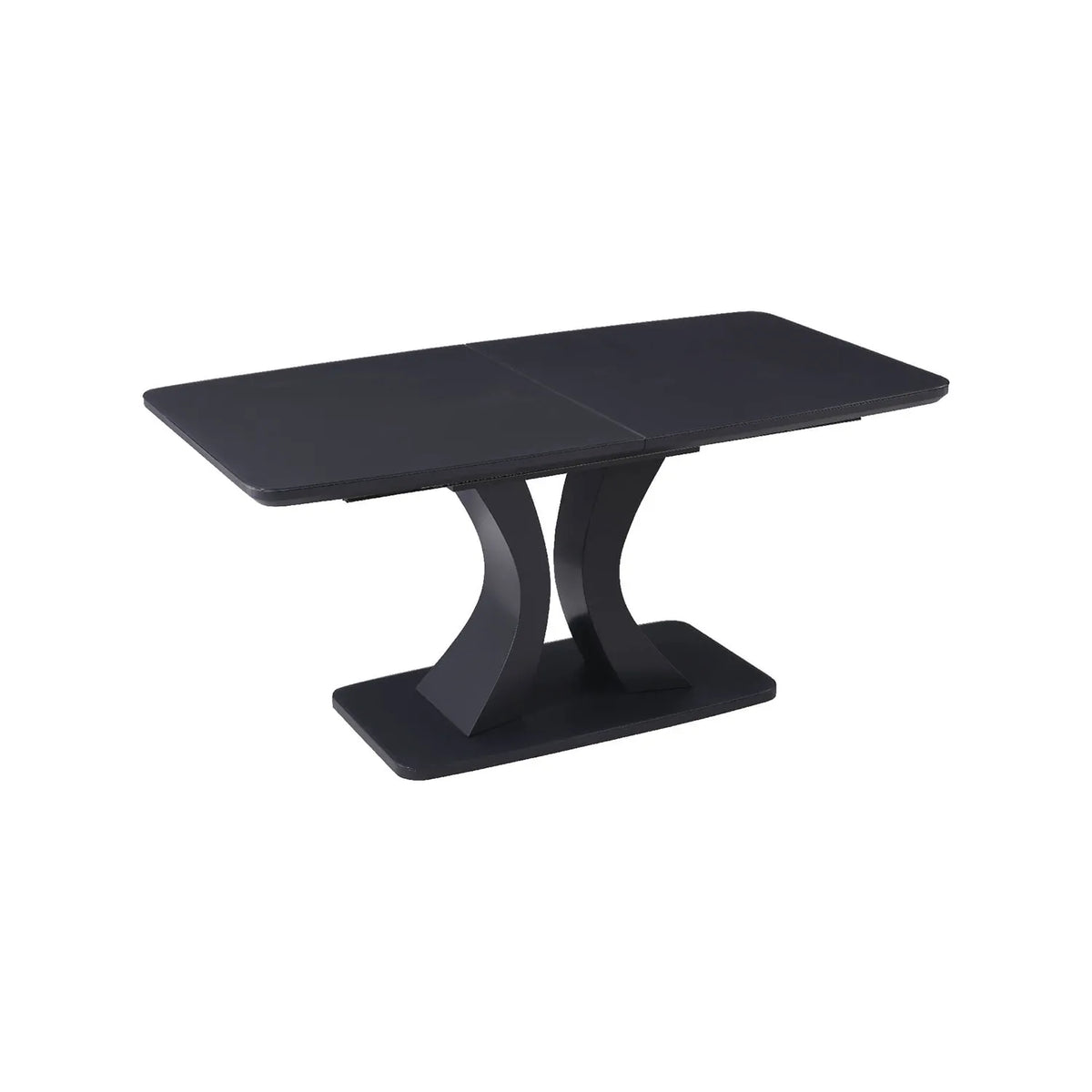 Delta 120-160cm Extendable Charcoal Dining Table