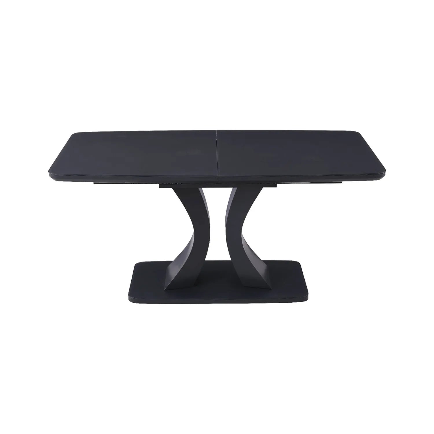 Delta 120-160cm Extendable Charcoal Dining Table