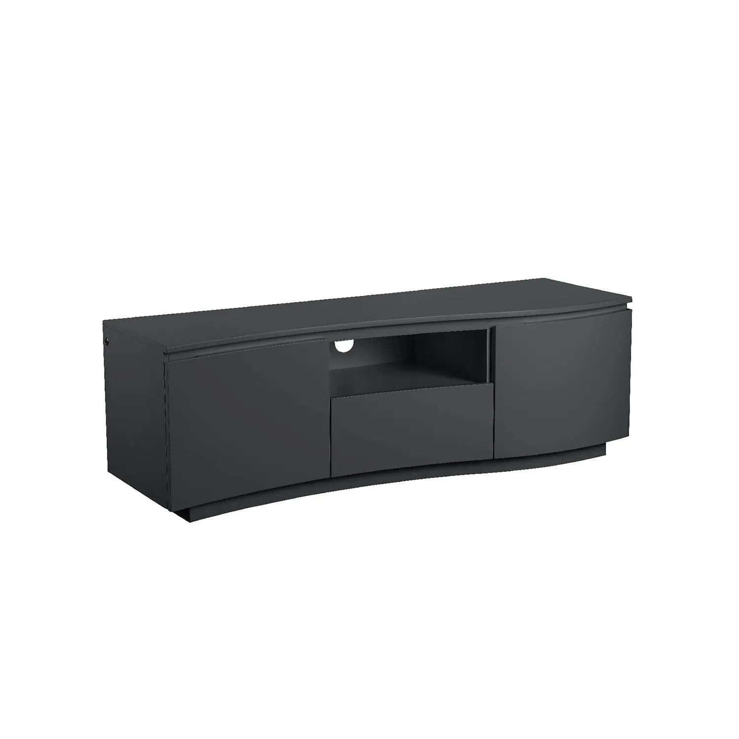 Delta Charcoal TV Cabinet with LED Light