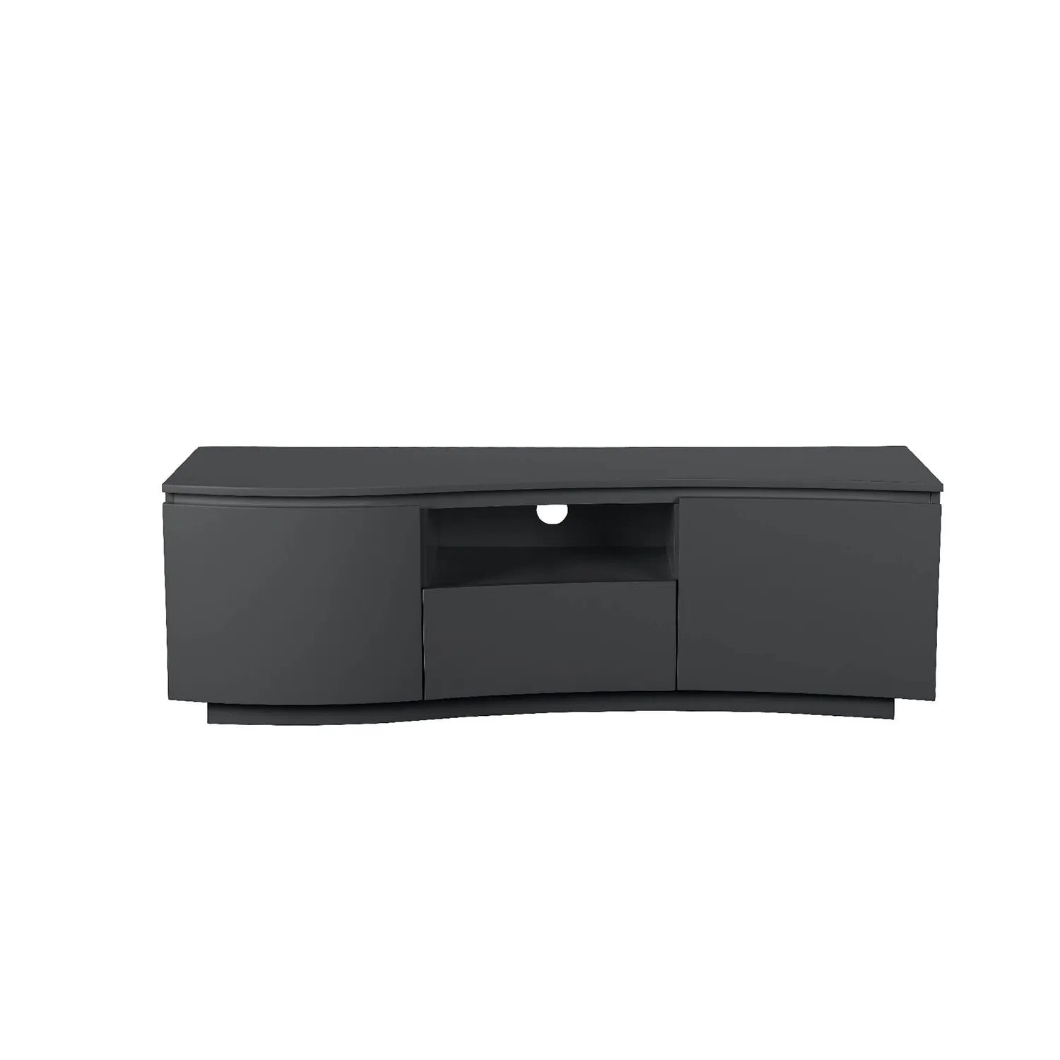 Delta Charcoal TV Cabinet with LED Light