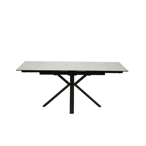 Vida Small Extending Dining Table with Grey Ceramic Top