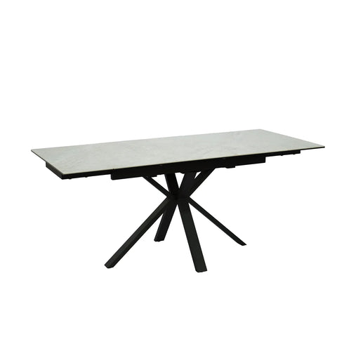 Vida Small Grey Ceramic Extending Dining Table