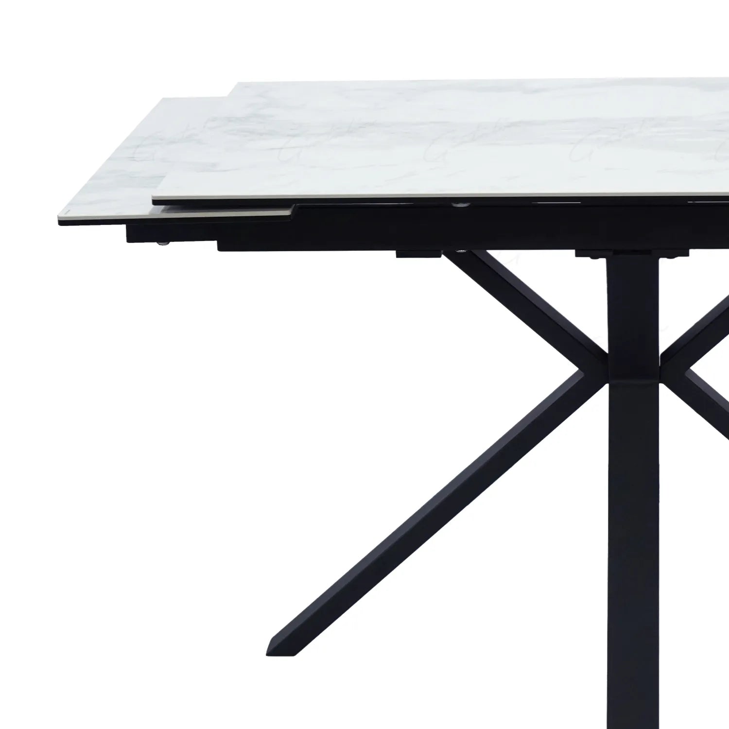 Vida Small White Extending Dining Table