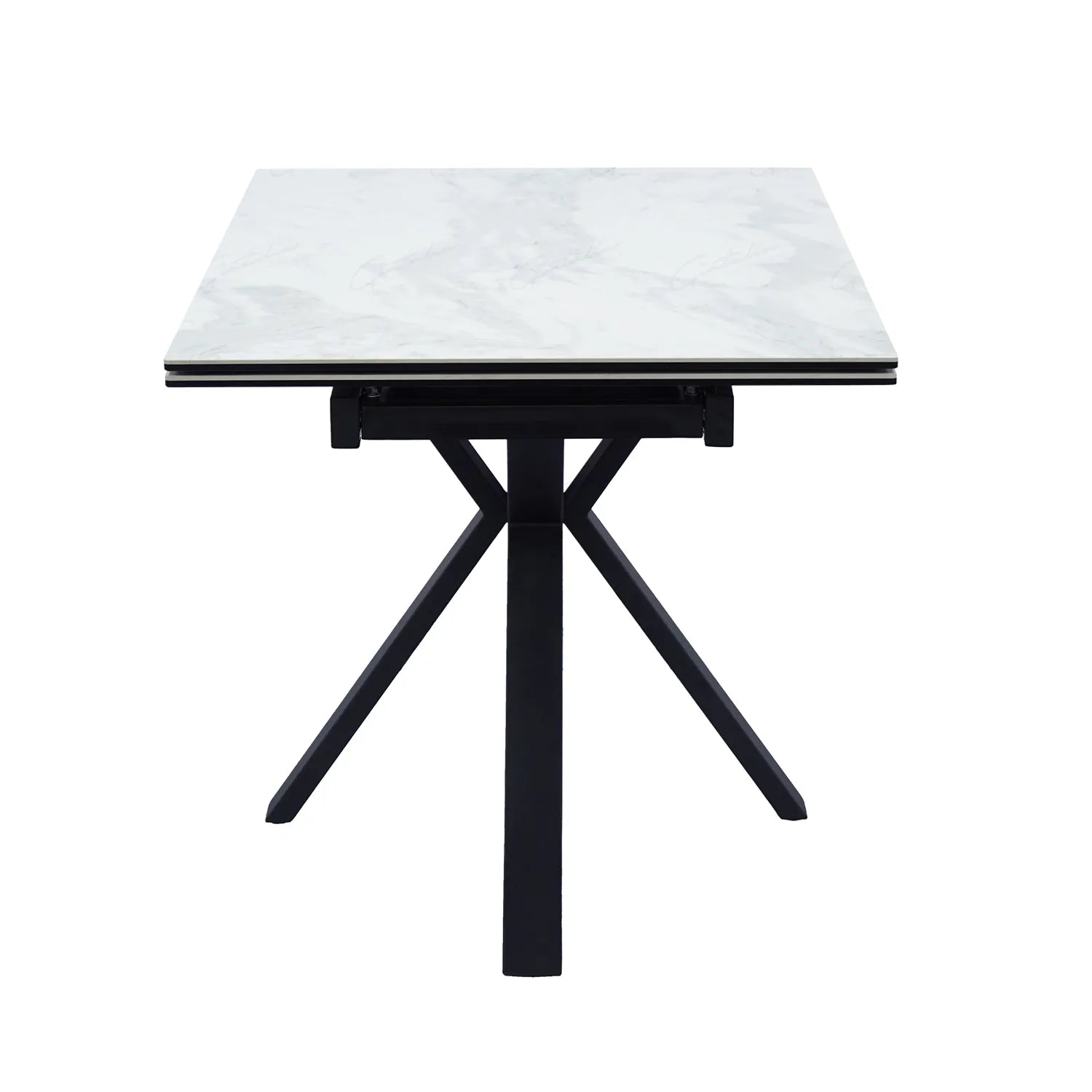 Vida Small White Extending Dining Table