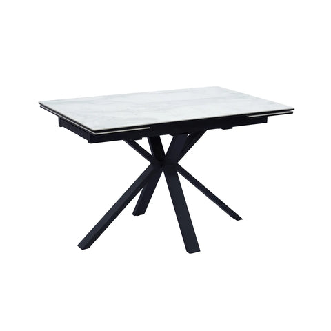 Vida Small White Extending Dining Table