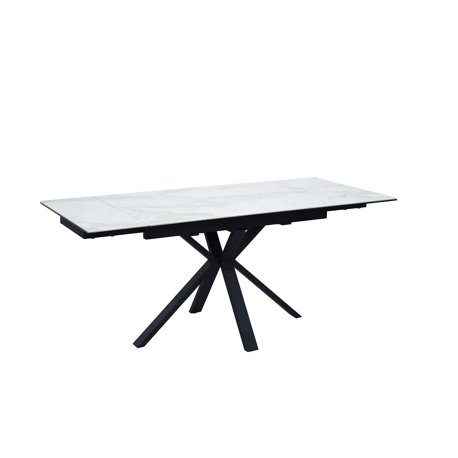 Vida Small White Extending Dining Table