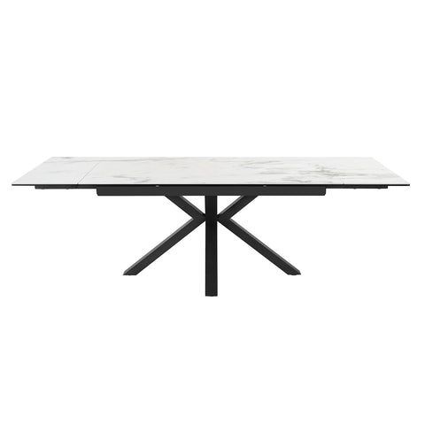 Phoenix White Extending Dining Table