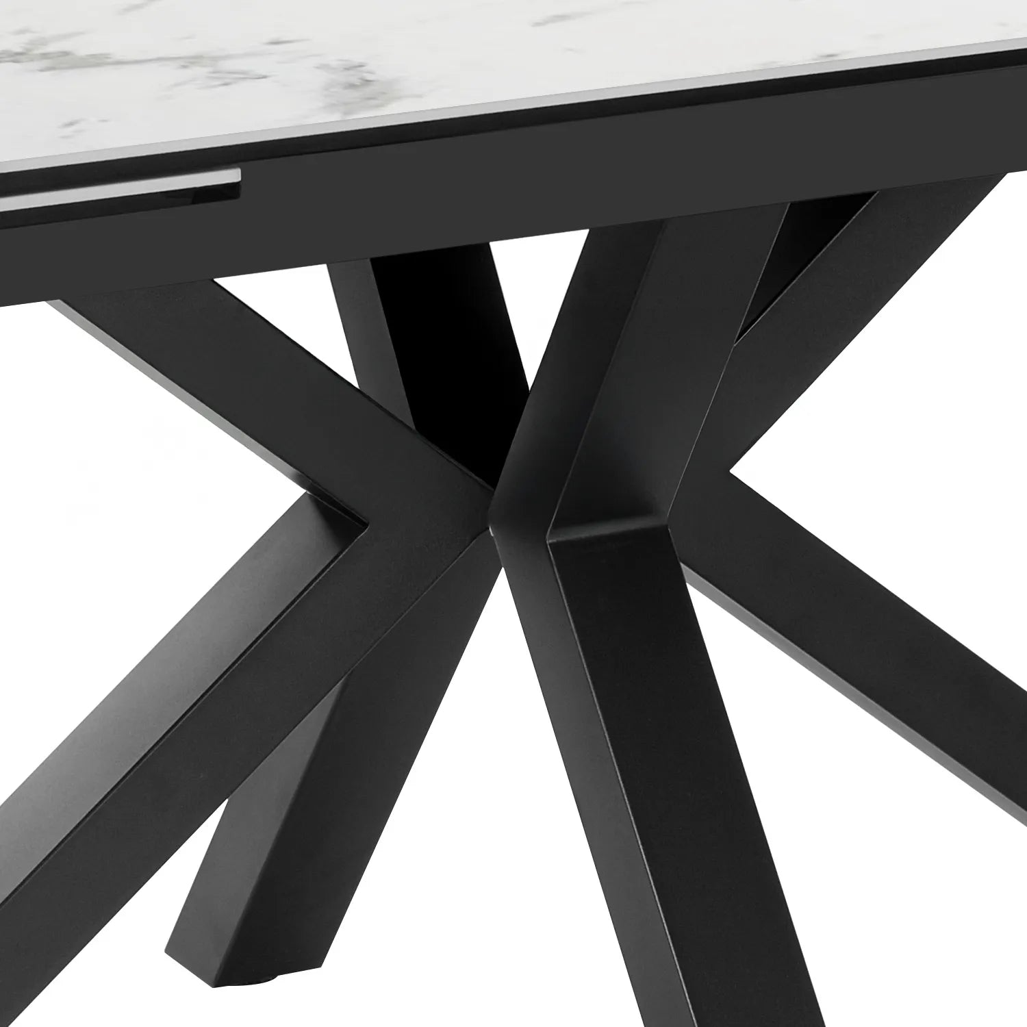 Vida White Extending Dining Table