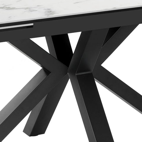 Vida White Extending Dining Table - Base