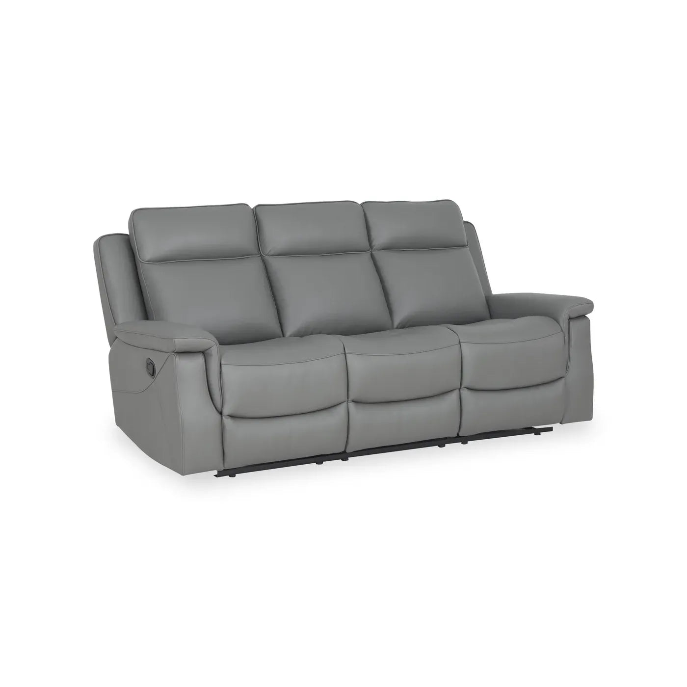 Dallas Reclining Leather 3 Seater Sofa